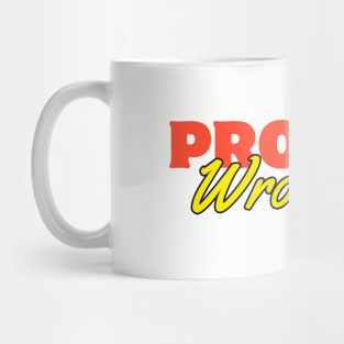 Proper Wrong'un silly fun bold retro design Mug